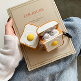 Breakfast Egg Toast AirPods Case – Apple Compatible